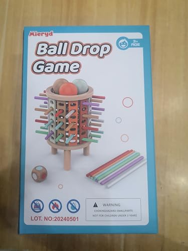 Montessori Juguetes con 28 Palitos de Coloridos Juegos de Mesa Niños Niñas 3 4 5 6 7 8 9 10 11 12 Años Regalo, Juego Educativo Familiar para Cognición y Habilidades Motoras Finas Torre de Madera