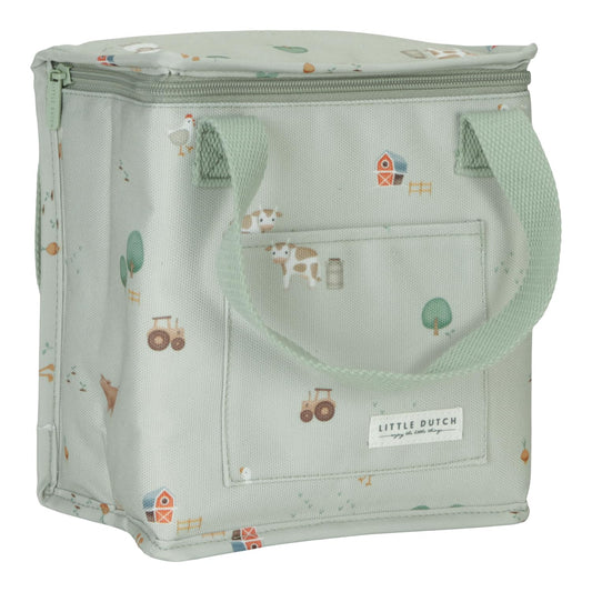 Little Dutch Little Farm 4946 Bolsa Térmica Pequena Granja Verde 21,5 x 20 x 12 cm