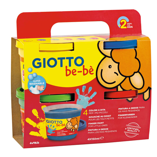 Giotto Be-Bè 467200 - Pintura A Dedos, Multicolor