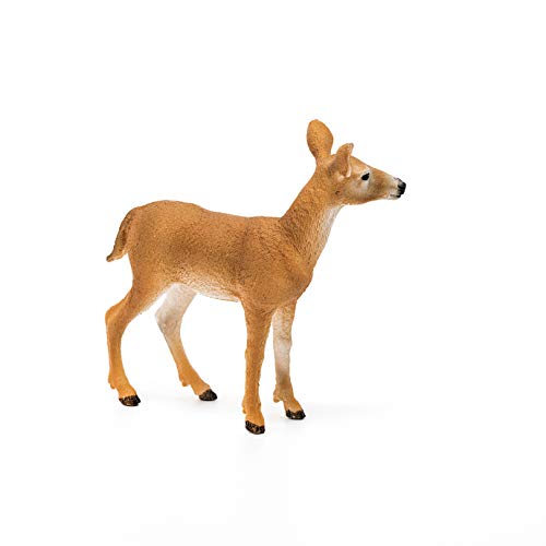 Schleich- Figura Ciervo de Cola Blanca Hembra, 8,50 cm.