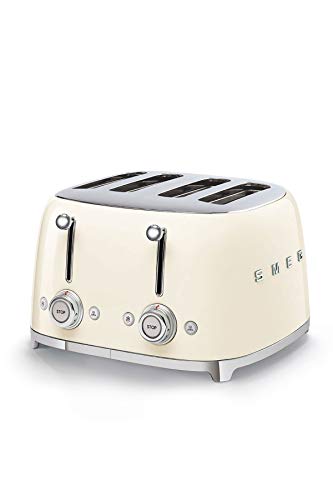 Smeg 770926334 Tostador, 2000 W, Beige