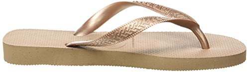 Havaianas Top Tiras, Chanclas, para Mujer, Rosa (Oro Rosa), 37/38 EU