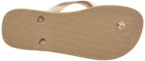 Havaianas Top Tiras, Chanclas, para Mujer, Rosa (Oro Rosa), 37/38 EU