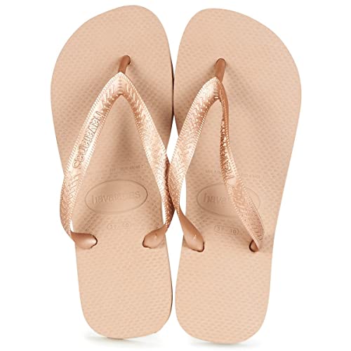 Havaianas Top Tiras, Chanclas, para Mujer, Rosa (Oro Rosa), 37/38 EU