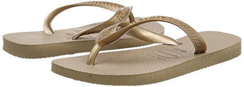 Havaianas Top Tiras, Chanclas, para Mujer, Rosa (Oro Rosa), 37/38 EU