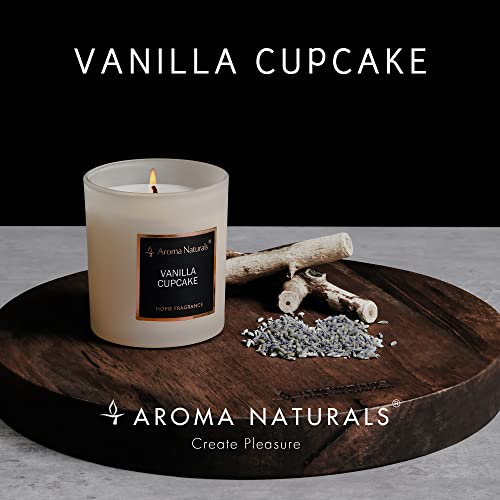 Aroma Naturals Velas perfumadas, velas de cera de soja natural de 35 horas de tiempo de combustión, regalo de decoración de fragancia para el hogar, 215 g (magdalena de vainilla)