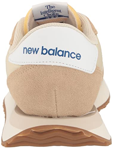 New Balance Men's 237 Sneaker, Beige, 4 UK