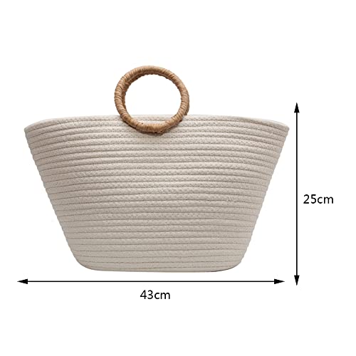 Summer Straw Beach Bag