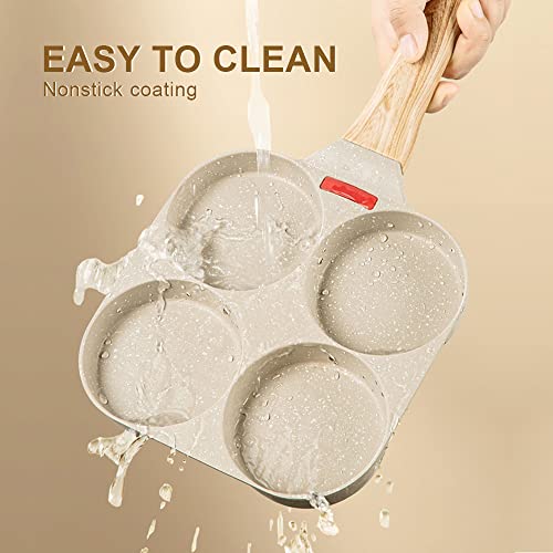 Bobikuke Non-Stick Aluminium Breakfast Skillet Fried Eggs Hamburgers Pancakes