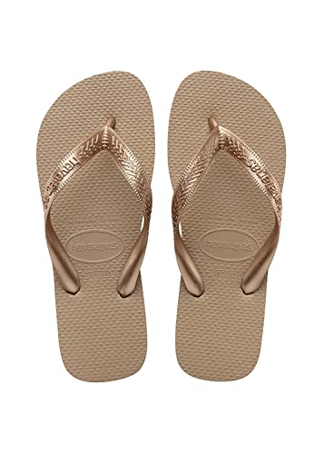 Havaianas Top Tiras, Chanclas, para Mujer, Rosa (Oro Rosa), 37/38 EU