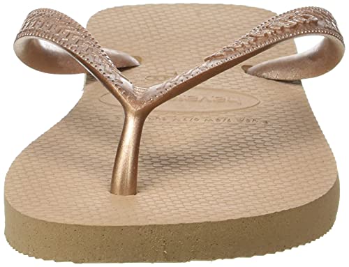 Havaianas Top Tiras, Chanclas, para Mujer, Rosa (Oro Rosa), 37/38 EU