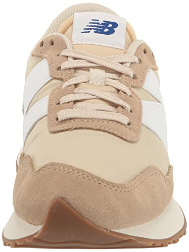 New Balance Men's 237 Sneaker, Beige, 4 UK