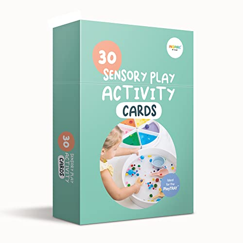 Inspire My PLAY - 30 x Sensory Play Activity Cards - Inspiration for Creative Play Activities - Sensory Cards for Toddler Learning Toys - Montessori Toys