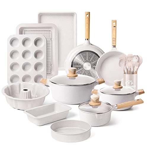 Stylish Kitchen Set With Non-Stick Frying Pan And Accessories