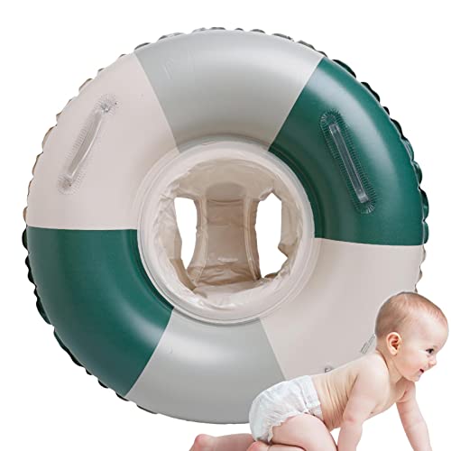 Flotador de piscina para niños pequeños, con anillo de piscina con diseño vintage | anillo boya decoración seguridad dispositivo de rescate para piscina lago barco océano río Mfjs