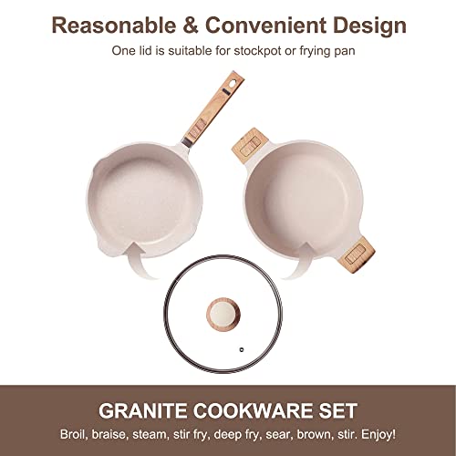 Stylish Kitchen Set With Non-Stick Frying Pan And Accessories