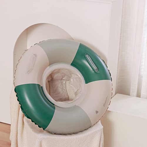 Flotador de piscina para niños pequeños, con anillo de piscina con diseño vintage | anillo boya decoración seguridad dispositivo de rescate para piscina lago barco océano río Mfjs