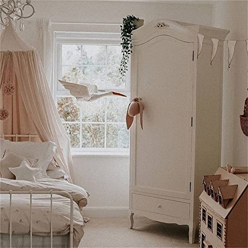 LIZHOUMIL Swan Hanging Decor Swan Wall Decor Ceiling Hanging Swan Stuffed Toy for Kids Room Crib Mobile Nursery Room White