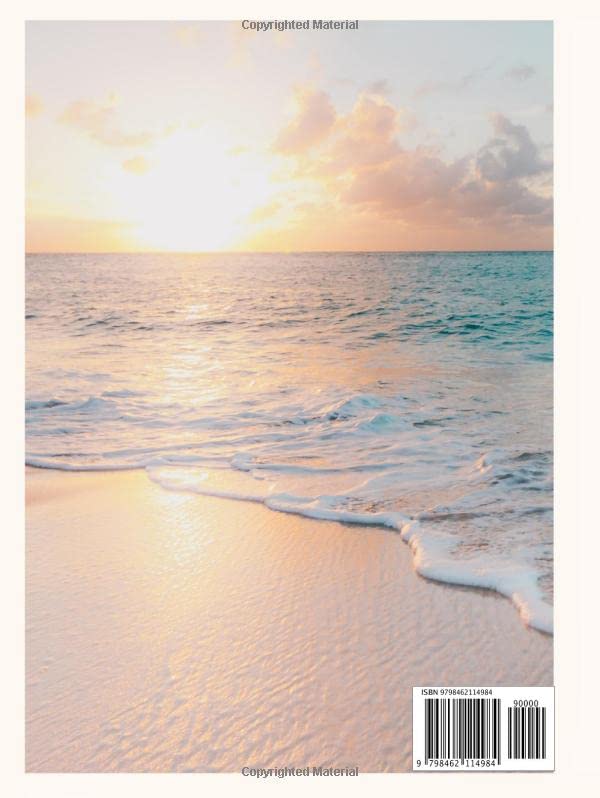 In Love With The Beach: Hardcover Coffee Table Book Beach: Large 8.25x11 Inches, Cocktail Table Book Decor Colorful, 75 Pages in High Vibrant Color Photography with Inspirational Beach Quotes