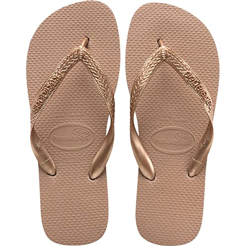 Havaianas Top Tiras, Chanclas, para Mujer, Rosa (Oro Rosa), 37/38 EU