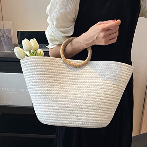 Summer Straw Beach Bag