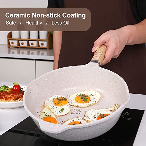 Stylish Kitchen Set With Non-Stick Frying Pan And Accessories