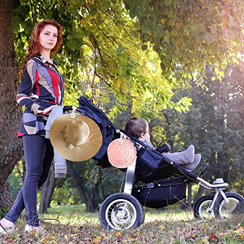 2 clips de sombrero para bolsa de viaje, mochila de viaje, clip magnético para sombrero para viajes en la bolsa, portátil al aire libre, mujeres, niños, adultos (beige)