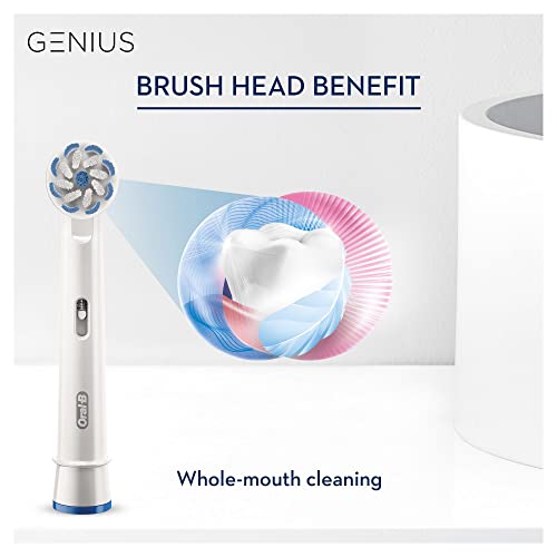 Oral-B Genius Electric Toothbrush with Artificial Intelligence, Gifts For Women / Men, App Connected Handle, 3 Toothbrush Heads & Travel Case, 5 Modes, Teeth Whitening, 2 Pin UK Plug, 8000 - #EVIMomStuff#