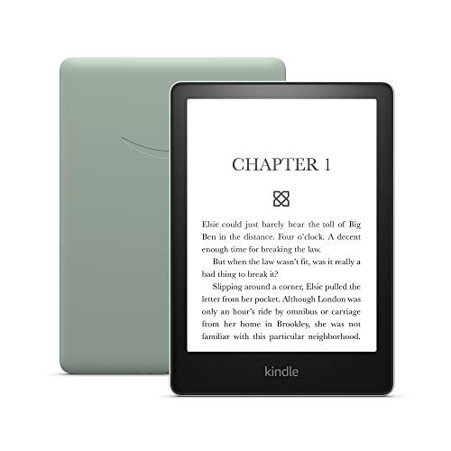 Kindle Paperwhite | 16 GB, now with a 6.8" display and adjustable warm light | With ads | Agave Green - #EVIMomStuff#