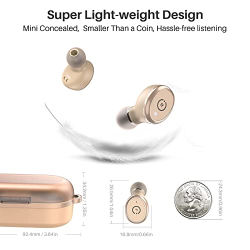 TOZO T10 Bluetooth 5.3 Earbuds True Wireless Stereo Earphones Headphones IPX8 Waterproof in Ear Wireless Charging Case Built in Mic Headset Premium Sound with Deep Bass for Running Sport khaki - #EVIMomStuff#