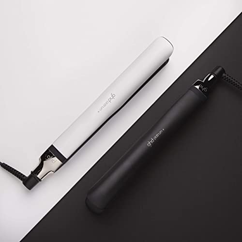 ghd Platinum+ Styler - White Professional Smart Hair Straighteners, Wishbone Hinge, Ultra Gloss Plates - #EVIMomStuff#