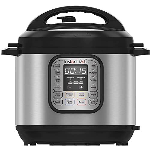 Instant Pot DUO 60 Duo 7-in-1 Smart Cooker, 5.7L - Pressure Cooker, Slow Cooker, Rice Cooker, Sauté Pan, Yoghurt Maker, Steamer and Food Warmer, Brushed Stainless Steel - #EVIMomStuff#