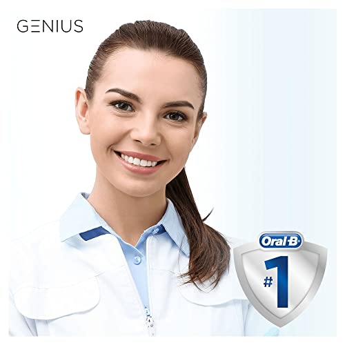 Oral-B Genius Electric Toothbrush with Artificial Intelligence, Gifts For Women / Men, App Connected Handle, 3 Toothbrush Heads & Travel Case, 5 Modes, Teeth Whitening, 2 Pin UK Plug, 8000 - #EVIMomStuff#