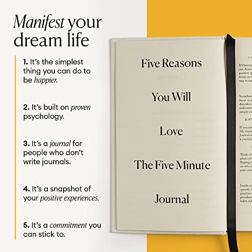 Intelligent Change: The Five Minute Journal - Daily Gratitude Journal for Happiness, Mindfulness, and Reflection - Undated Life Planner - #EVIMomStuff#