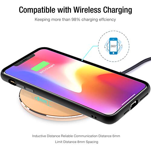 TOZO W1 Wireless Charger 10W Thin Aviation Aluminum Computer Numerical Control Technology Fast Charging Pad Champagne(NO AC Adapter) - #EVIMomStuff#