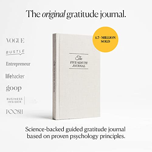 Intelligent Change: The Five Minute Journal - Daily Gratitude Journal for Happiness, Mindfulness, and Reflection - Undated Life Planner - #EVIMomStuff#